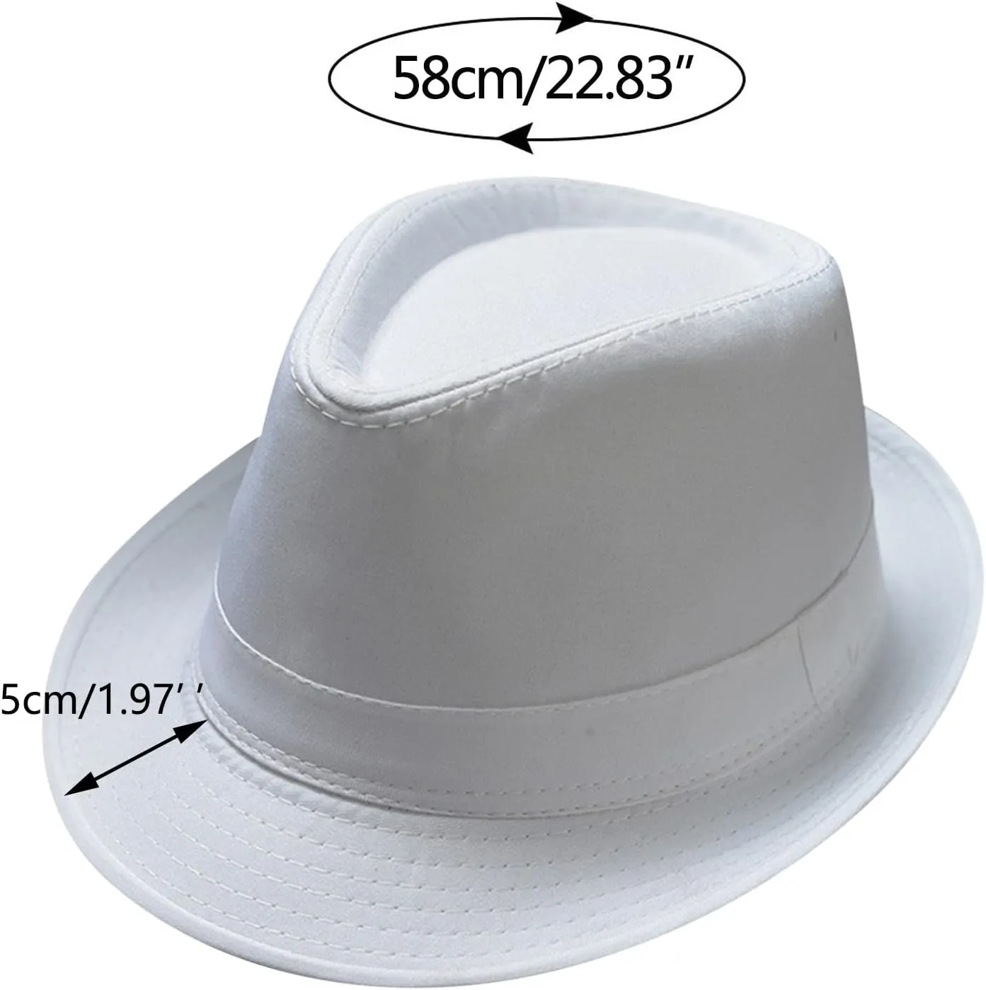 Mens Classic Fedora Hat Unisex Fedora Hats for Men Sun Hat 1920s Panama Fedora Hat Cap for Men