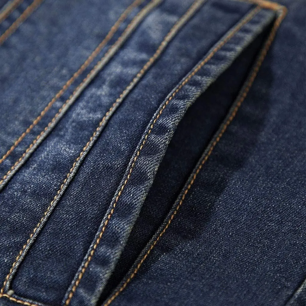 Men's Fleece Lined Denim Hoodie Jacket Casual Long Sleeve Button Down Trucker Coat Winter Warm Fleece Jean Jackets