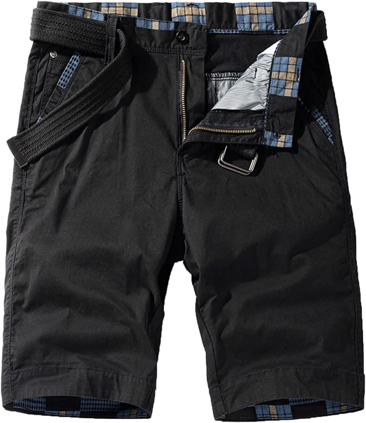 Muscularfit Cargo Shorts for Men 2024 Trendy Multi Pocket Cotton Tooling Shorts Casual Summer Beach Shorts Athletic Shorts