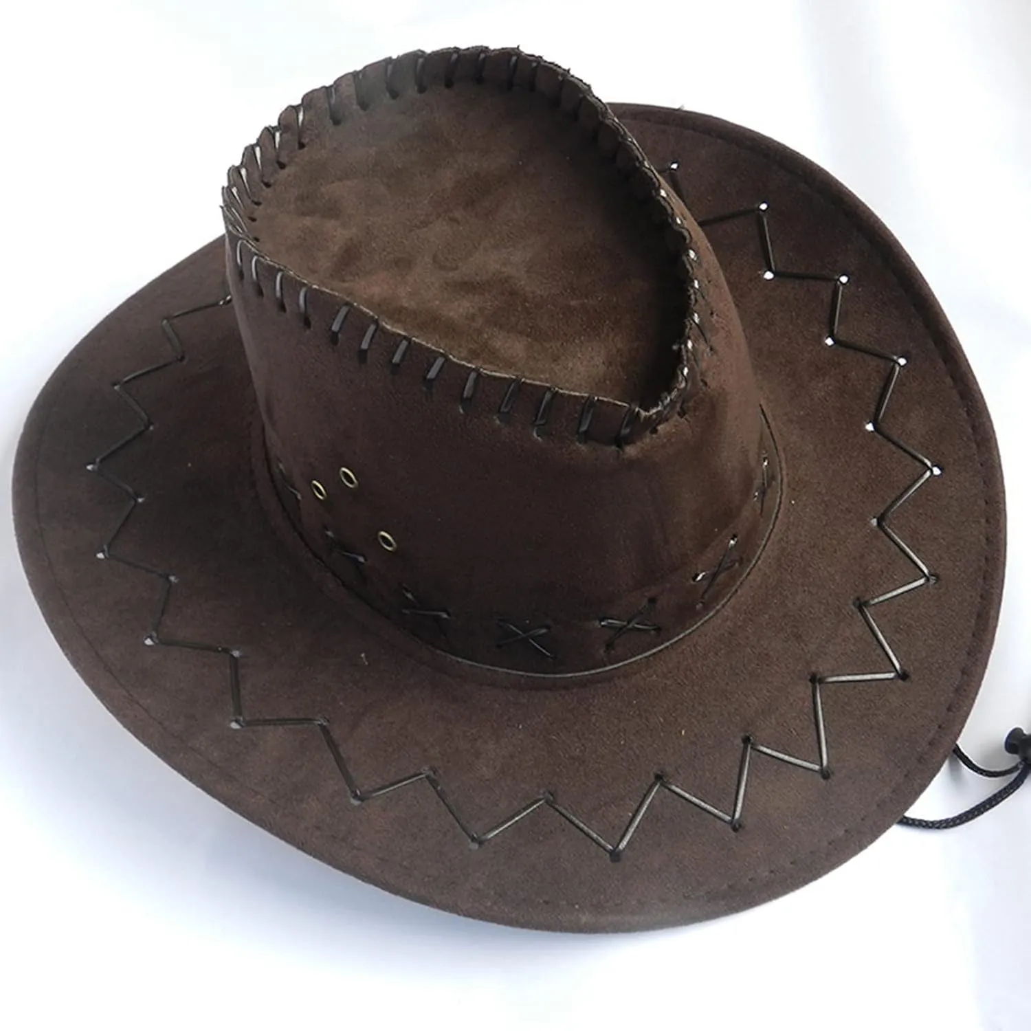 Plain Felt Cowboy Cowgirl Hat for Men, Women,Western Studded Cowboy Panama Hat in Adult Western Dress Up Party