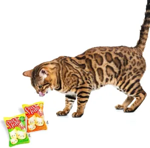 Purrtato Chips Cat Toys with Catnip & Crinkle for Indoor Cats - Twin Pack Kitten Toys - Made in USA - Plush Pet Toys for Cats