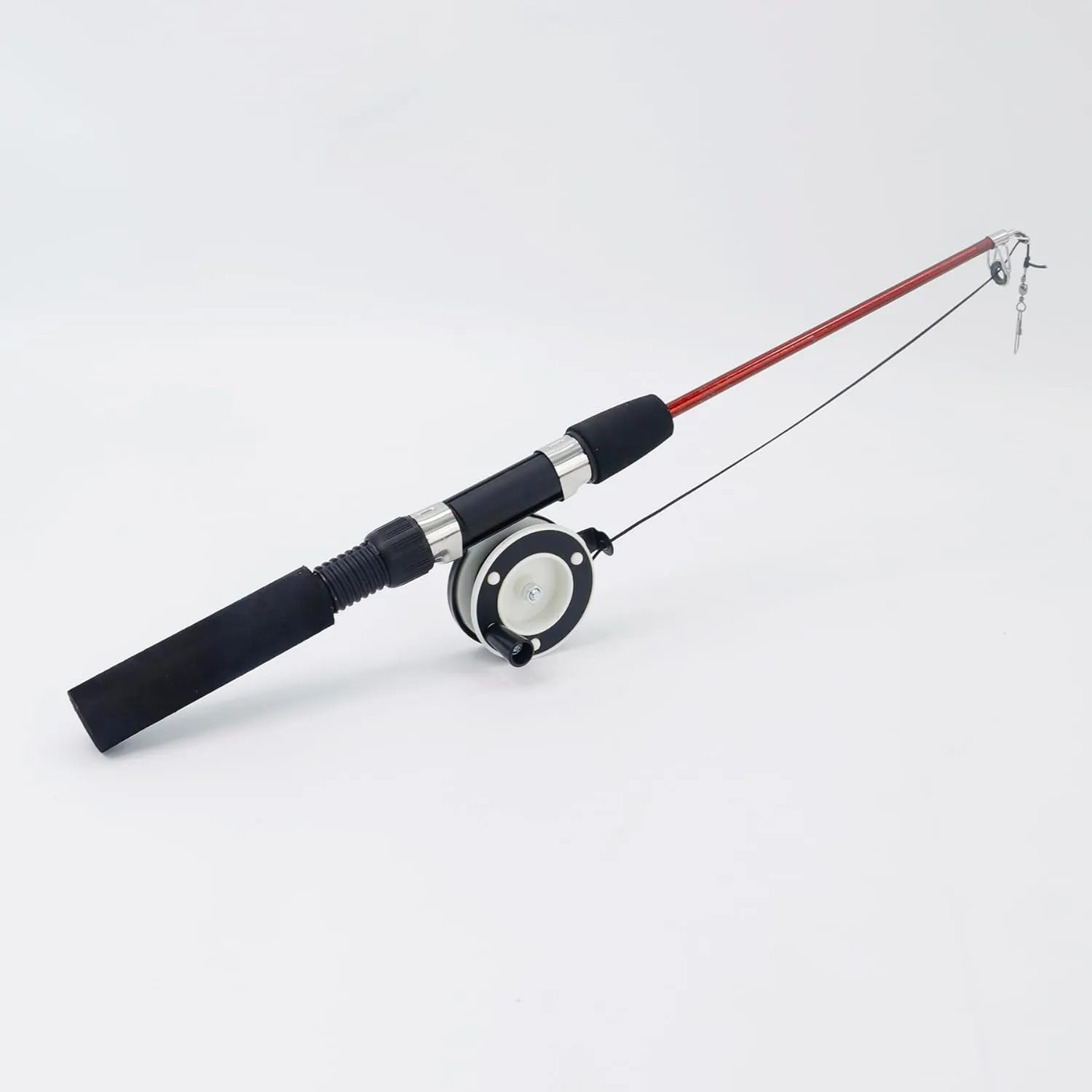 Retractable Cat Wand - Extendable Teaser Wand with Line, Ergonomic Non-Slip Handle - Interactive Toys for Indoor Play (Not Include Replacement)