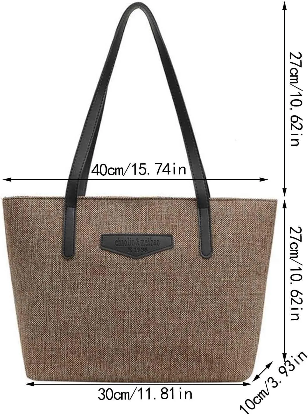 Single Shoulder Bag Women's Bags 2025 New Korean Version Cotton And Linen Large Capacity Casual (White, One Size)