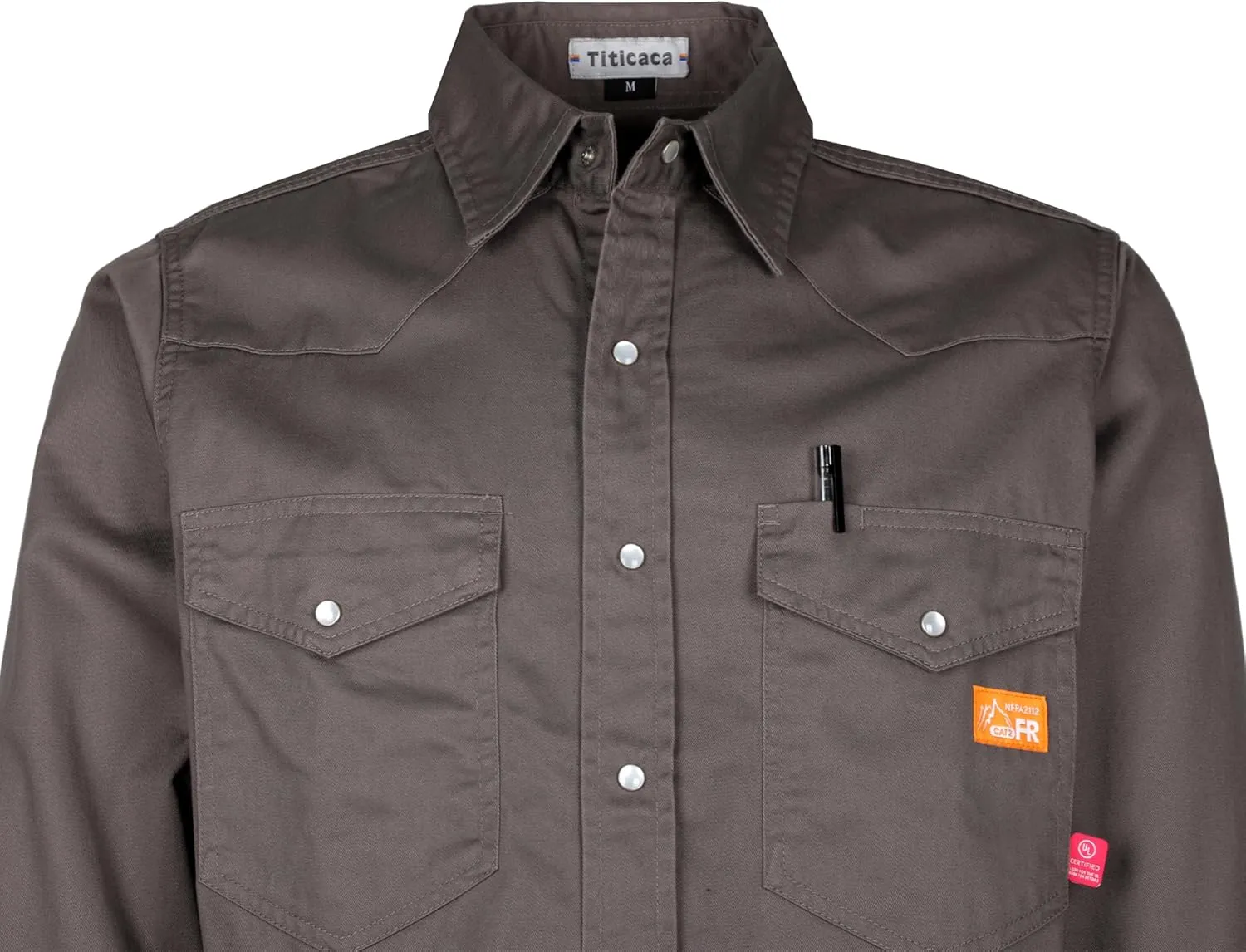 Titicaca FR Shirt Flame Resistant Work Shirt Men's Cotton 7.5oz Welding Shirt