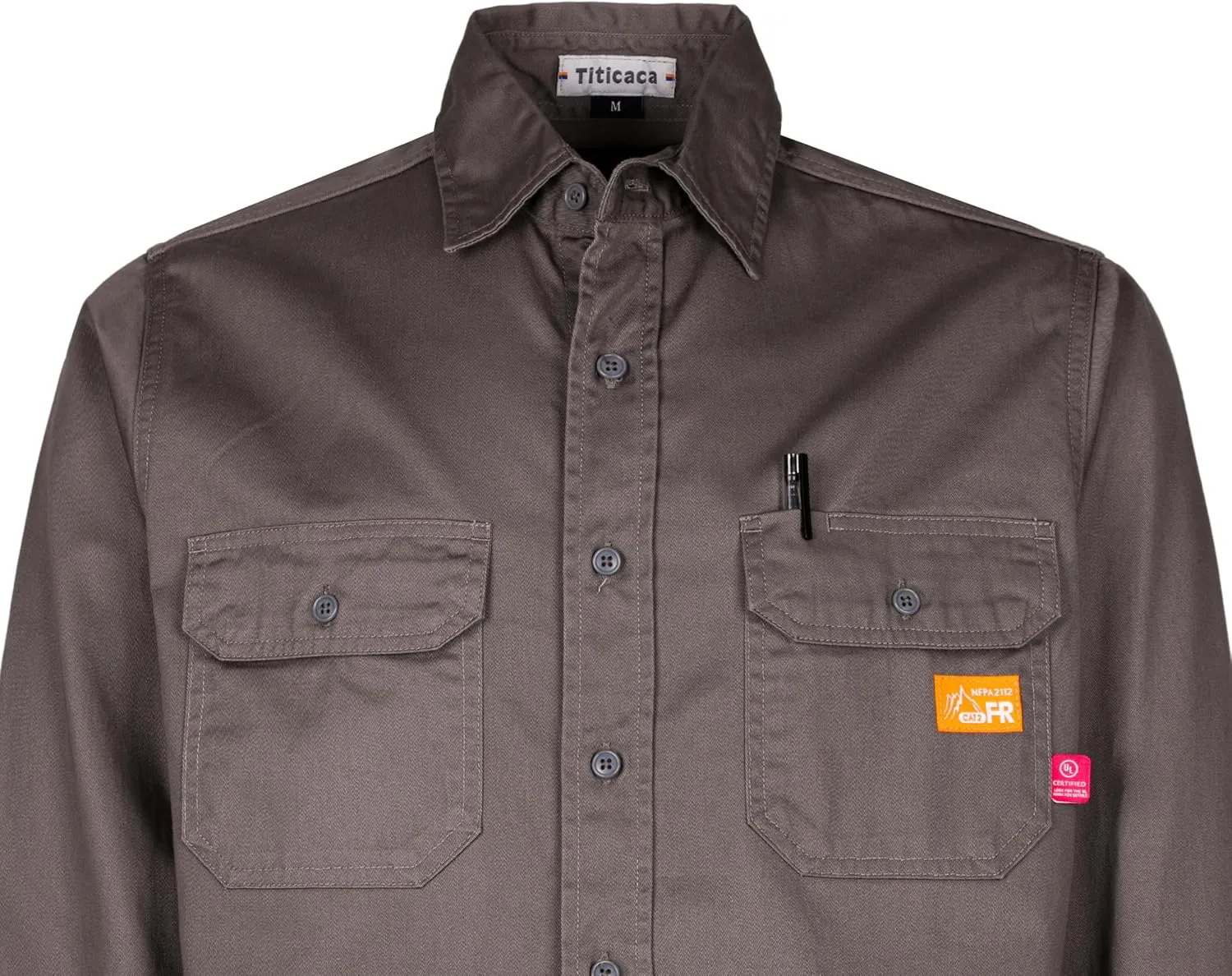 Titicaca FR Shirt Flame Resistant Work Shirt Men's Cotton 7.5oz Welding Shirt