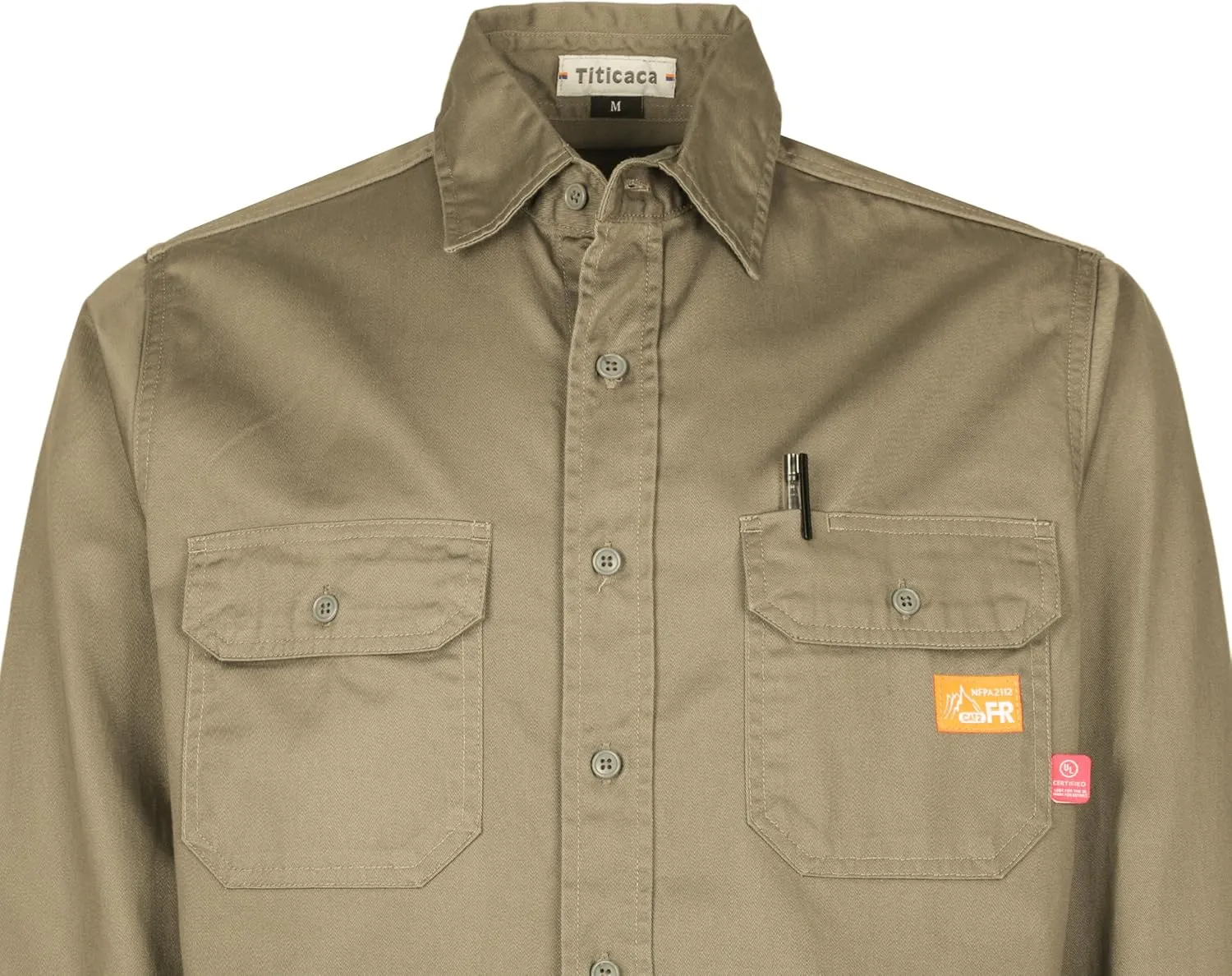 Titicaca FR Shirt Flame Resistant Work Shirt Men's Cotton 7.5oz Welding Shirt
