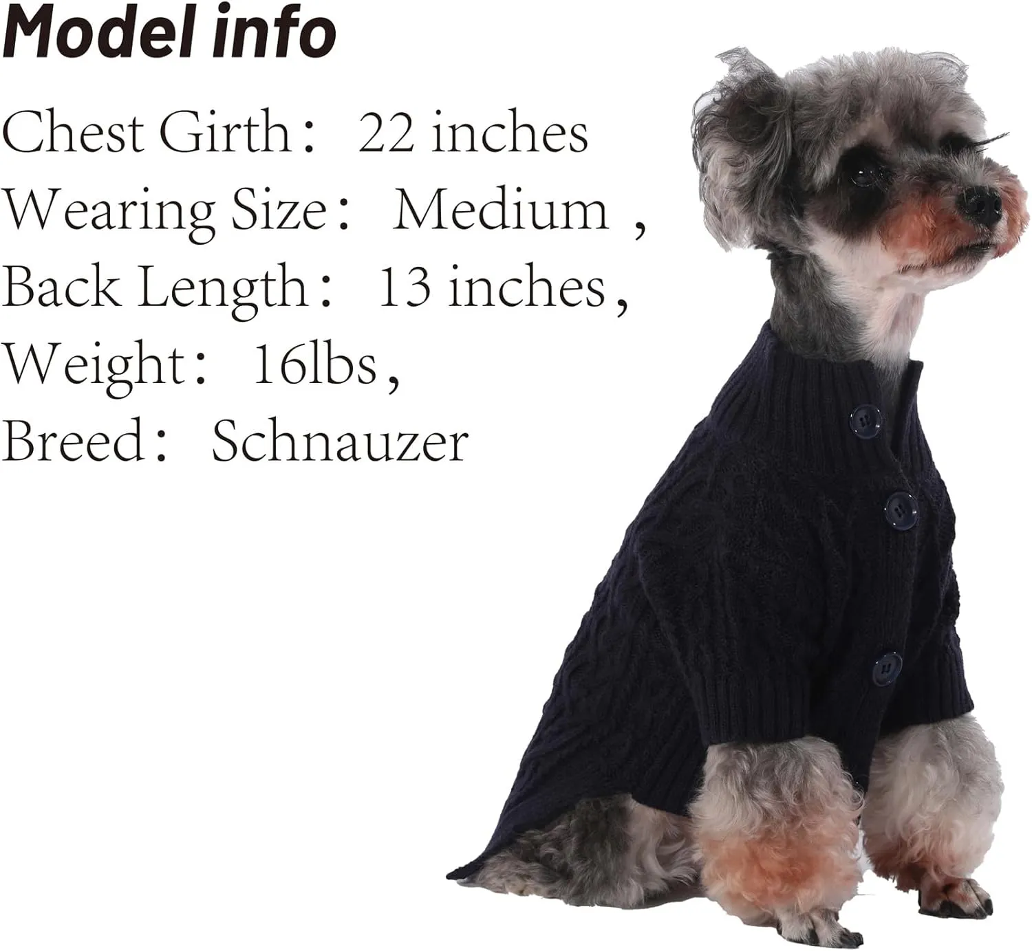 Turtleneck Knitted Dog Sweater Winter Coat Apparel Classic Knit Pet Clothes (Light Navy XS)