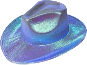 Unisex Western Cowboy Hat Cowgirl Hat Men's Women's Wide Brim Felt Fedora Panama Hat Flat Top Hat Wide Brim