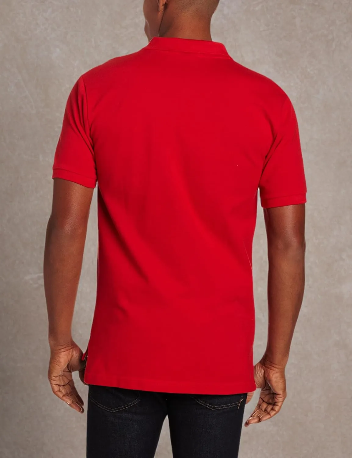 U.S. Polo Assn. Men's Classic Polo Shirt, Two-Button Closure Pique Polo Shirt, Summer Fashion Golf Shirt