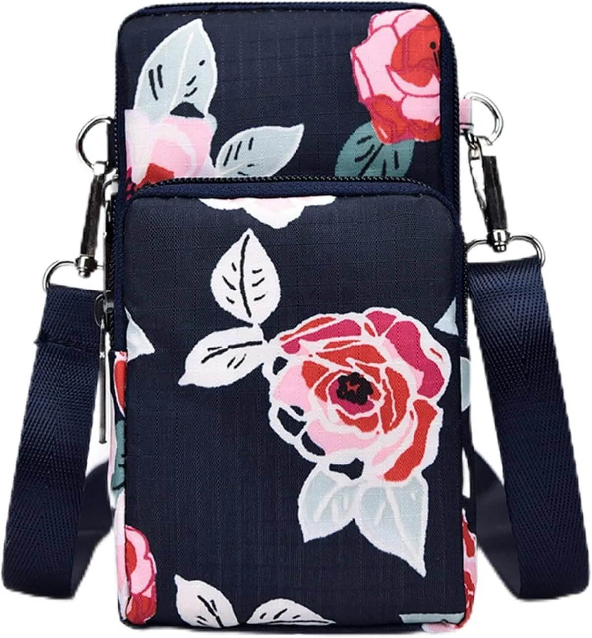 Vegan Leather Small Crossbody Bag for Women Single Shoulder Bags with Adjustable Strap Classic Hiking Bag(A)