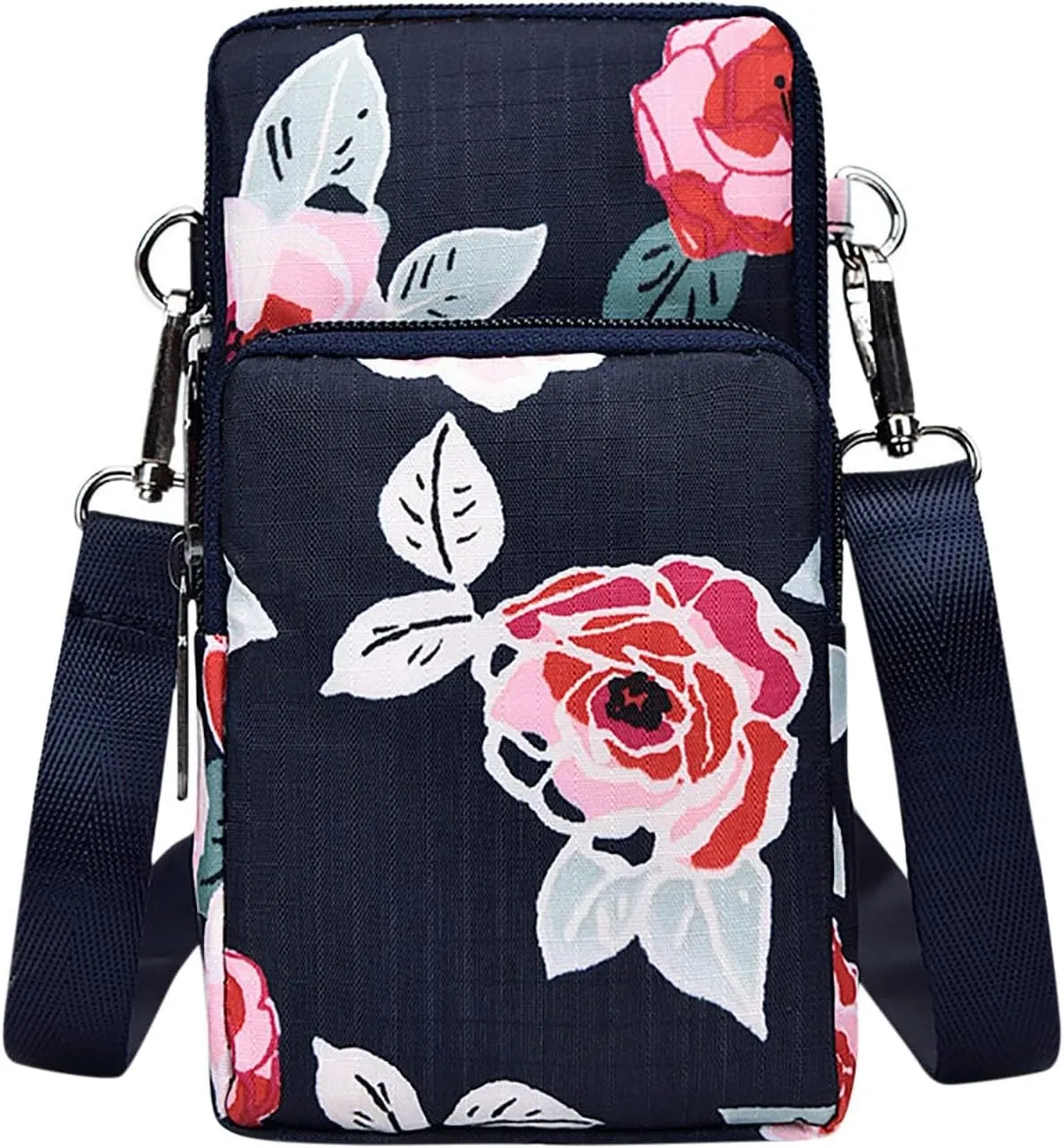 Vegan Leather Small Crossbody Bag for Women Single Shoulder Bags with Adjustable Strap Classic Hiking Bag(A)
