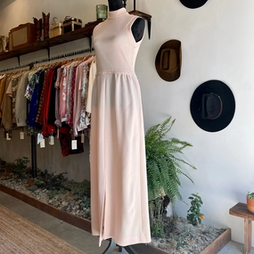 Vintage 70’s Alison Ayres Full Length Knit Dress