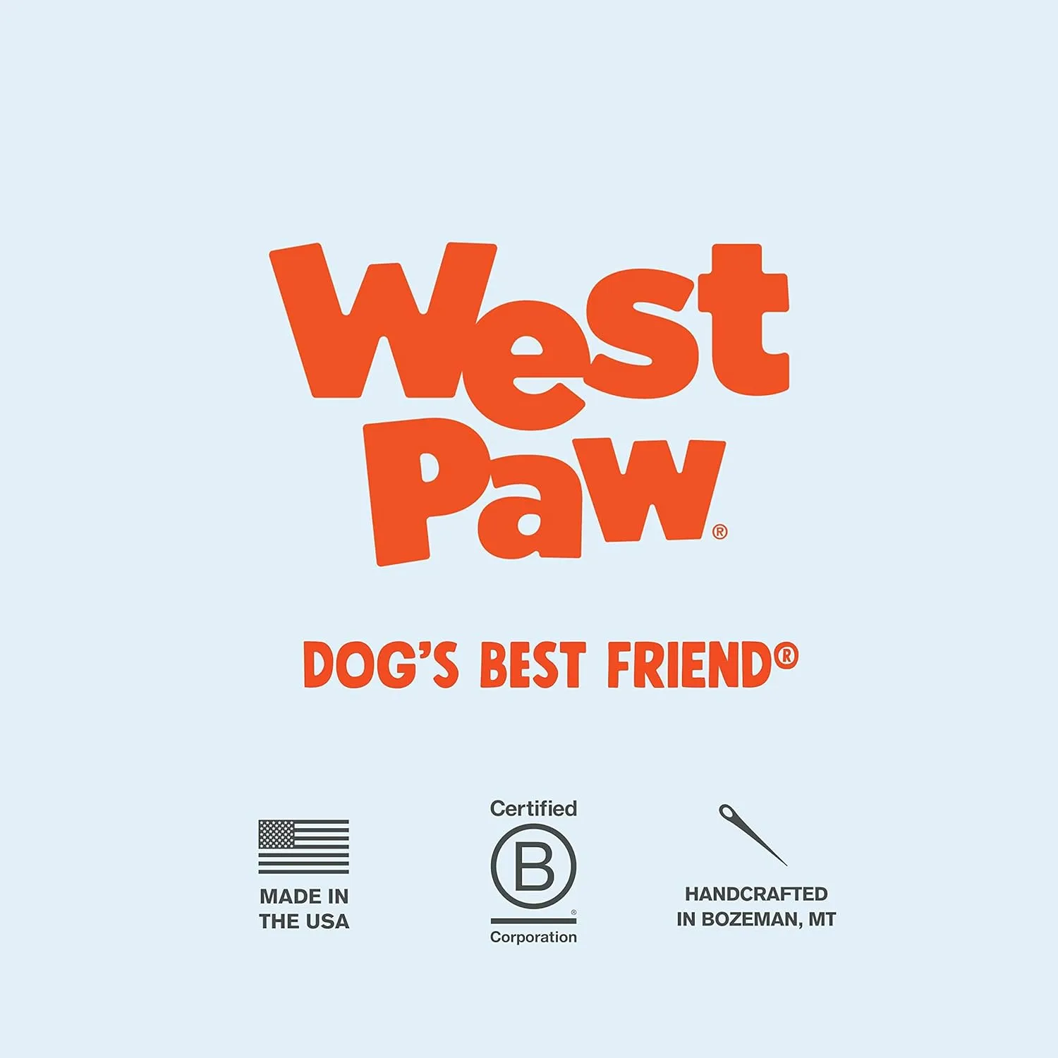 West Paw Zogoflex Toppl Treat Dispensing Dog Toy Puzzle  Interactive Chew Toys for Dogs  Dog Toy for Moderate Chewers, Fetch, Catch  Holds Kibble, Treats, Small 3", Tangerine