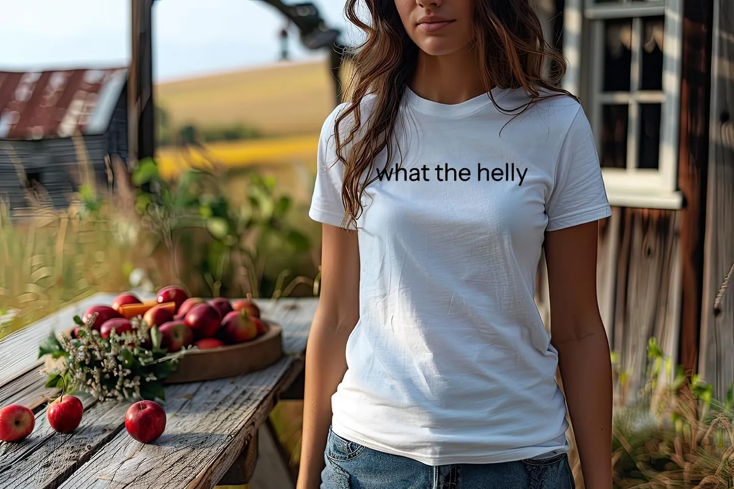 What The Helly T-Shirt Funny Gen Z Trend Shirt Unisex T-Shirt