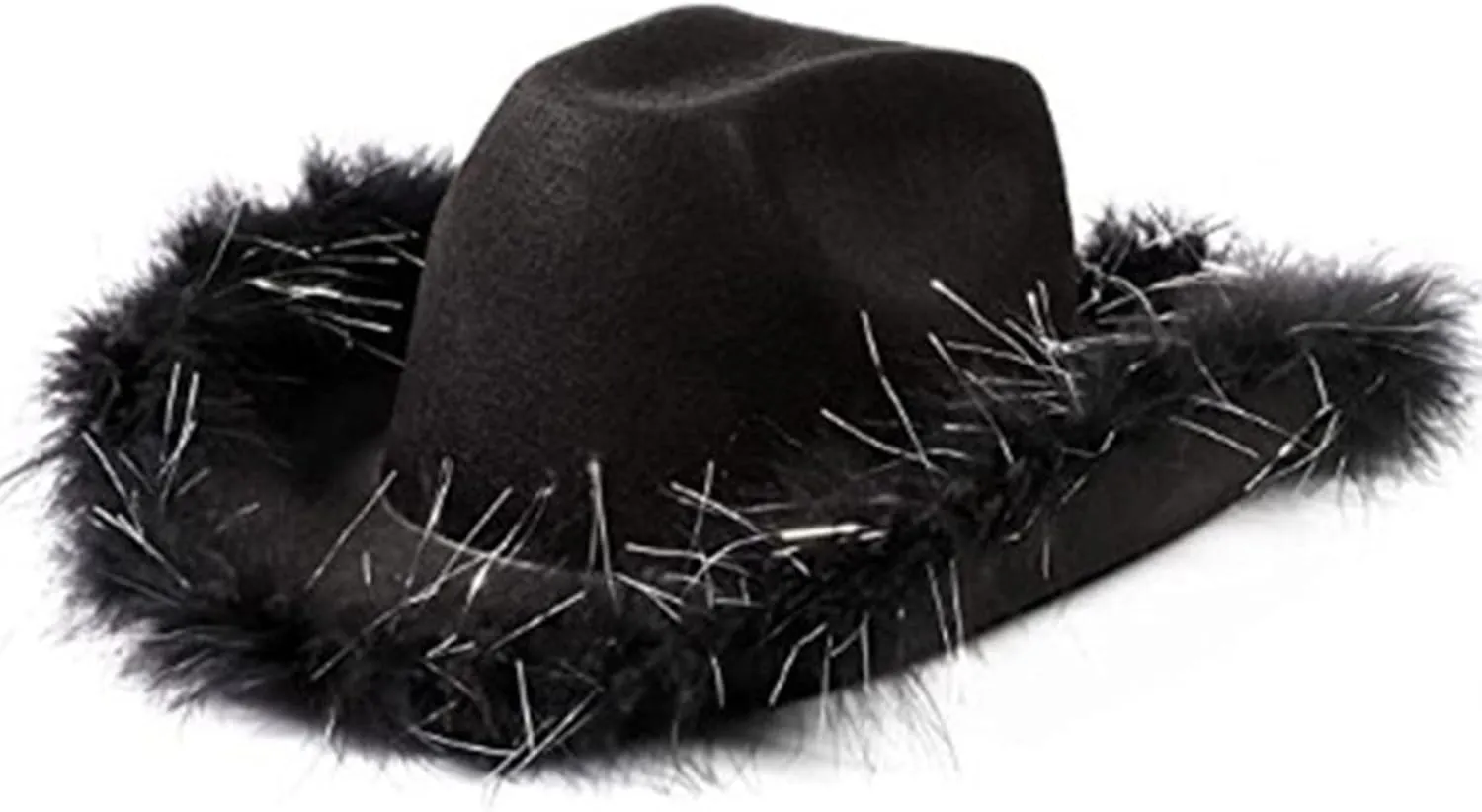 Women Men Felt Western Cowboy Hat Roll Up Brim Belt Buckle Cowgirl Outdoor Straw Fedora Panama Caps for Adults