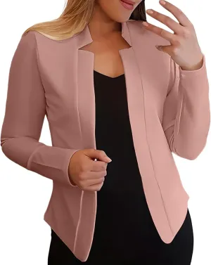 Women Petite Blazer Dressy Casual Work Suit Jackets Cute Croppped Cardigan Lightweight Open Front Short Sport Coats