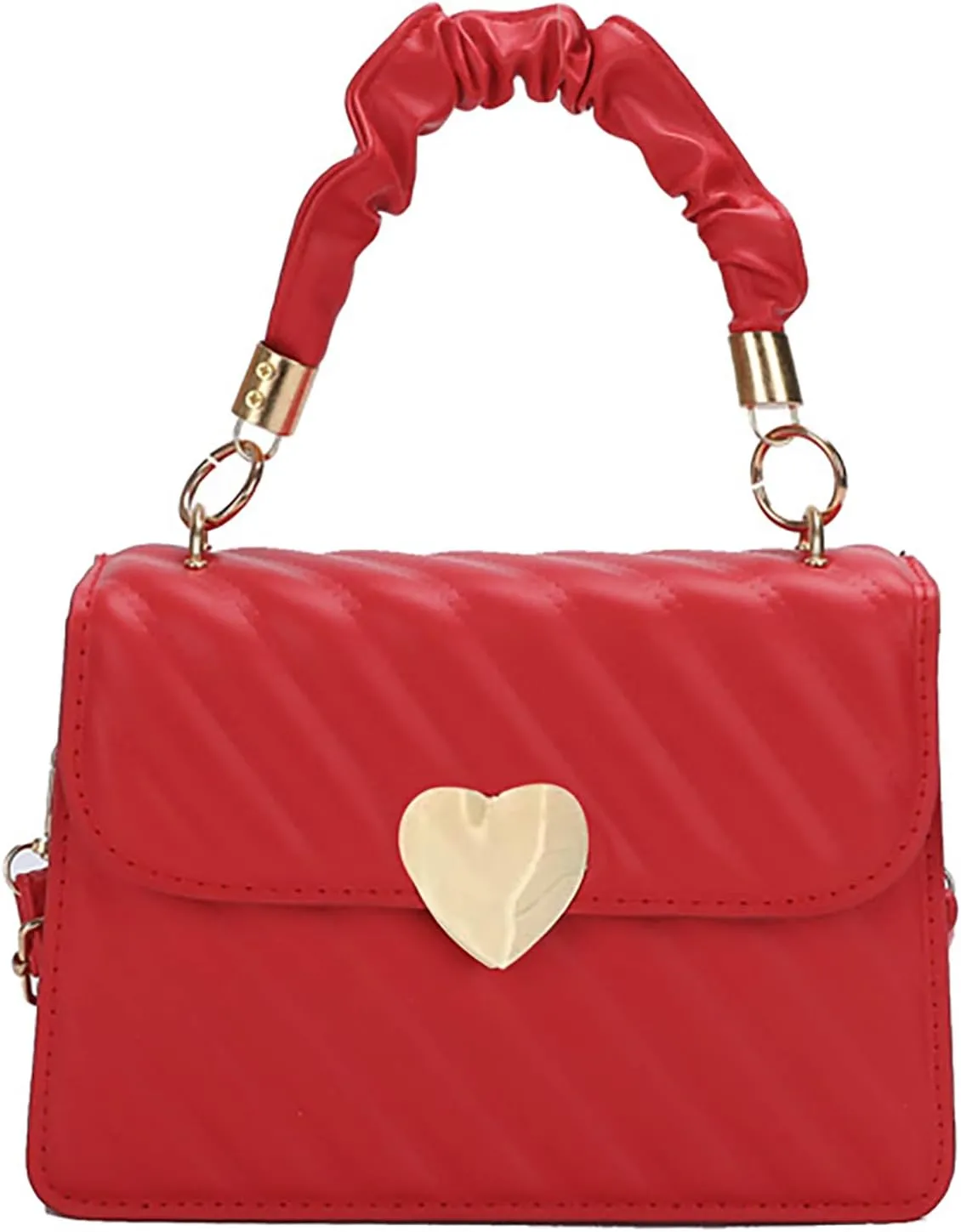 Women Top Handle Clutches Crossbody Shoulder Bags Small Totes Dual-usage Square Handbag