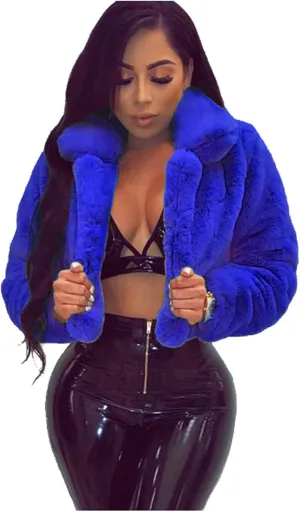 Women's 2023 Winter Coats Coat Pelt Thick Women Fashion Faux Pelt Warm Women's Coat Soft Long Sleeve Open Front Long