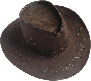 Womens Felt Wide Brim Cowboy Hats Western Cowgirl Hat with Drawstring Dress Up Hat Breathable Summer Hats