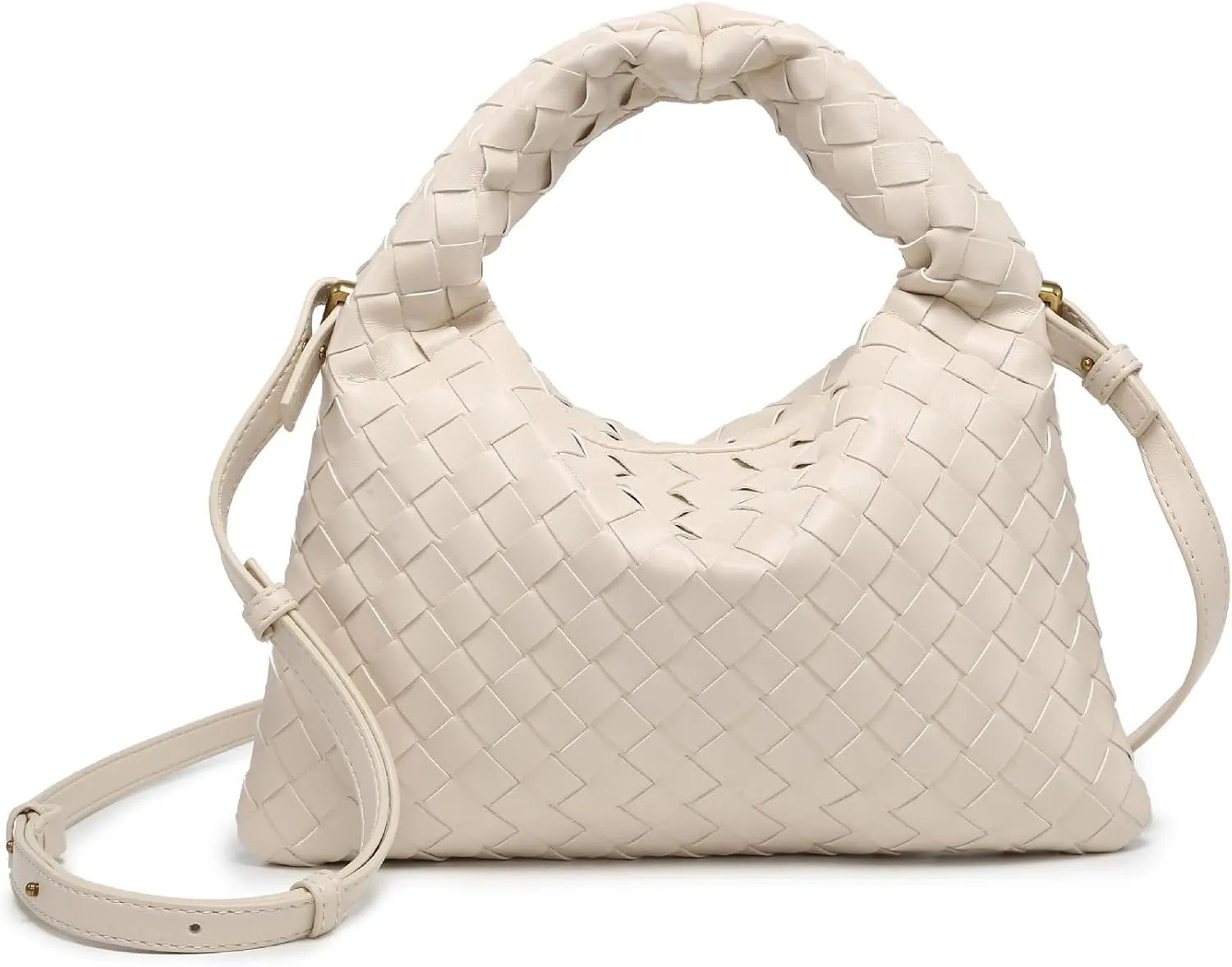 Woven Handbag Woven Crossbody Bag for Women - Women's Top-handle Handbags - Fashion Vegan Leather Bag Small Braided Purse