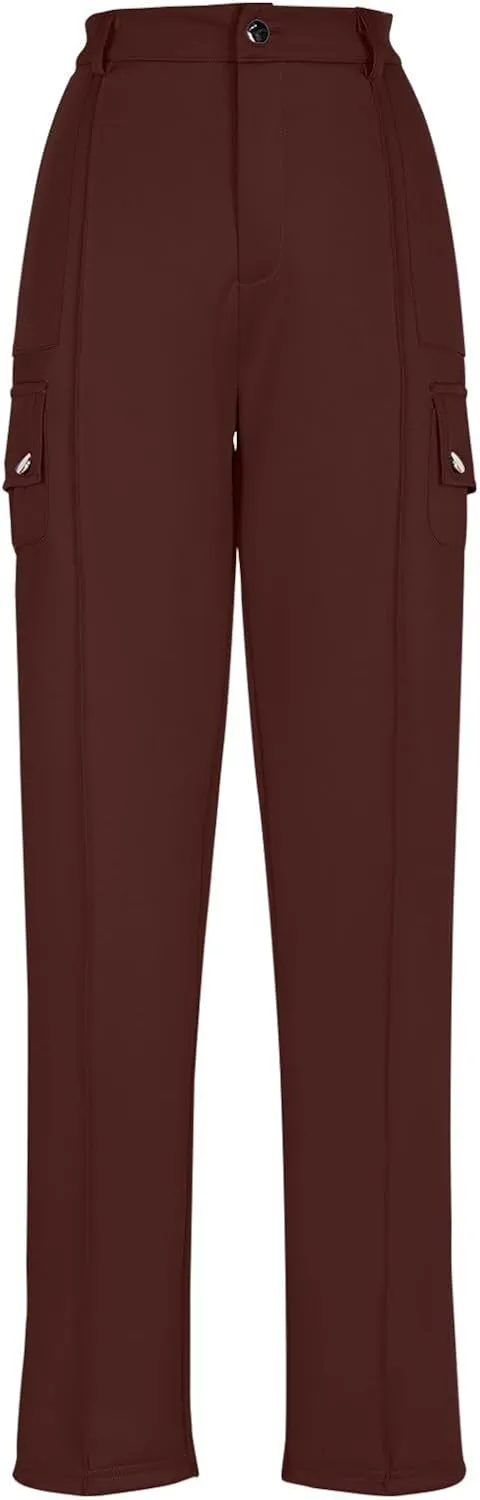 Xiaojmake Women's Hiking Pants Combat Trousers Cargo Pants Slim Joggers Ankle Pants Skinny Outdoor Tapered Combat Works Pants