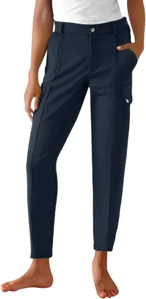 Xiaojmake Women's Hiking Pants Combat Trousers Cargo Pants Slim Joggers Ankle Pants Skinny Outdoor Tapered Combat Works Pants